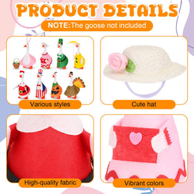 Sunnymove Halloween pumpkin outfit for 7-inch goose boosts seasonal decor appeal