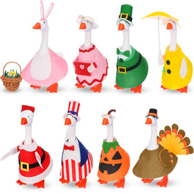 Sunnymove 7-inch desk goose outfit for Independence Day adds festive charm to desks