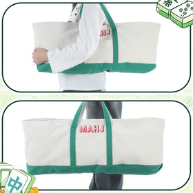 Sunnymove durable canvas bag keeps mahjong gear safe