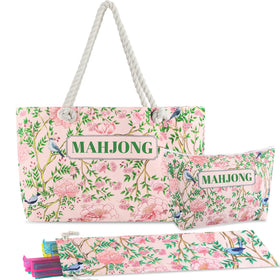 Sunnymove empty mahjong bags for tiles with generous capacity for transport