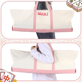 Sunnymove mahjong bag cushioned interior protects tiles during transport