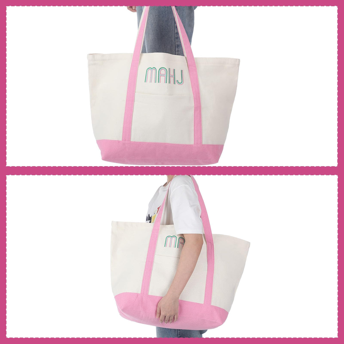 Sunnymove mahjong bag drawstring-closure for quick access to tiles