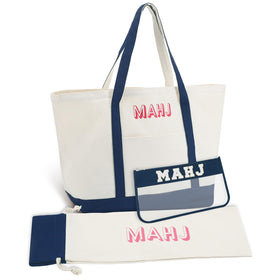 Sunnymove mahjong bag navy blue exterior offers durable travel-ready storage.