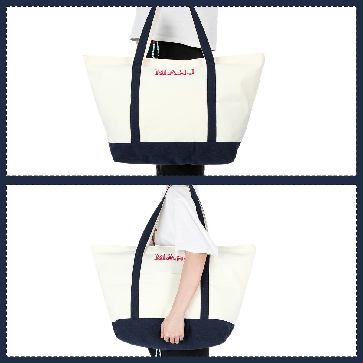 Sunnymove mahjong bag with shoulder strap for comfortable transport.
