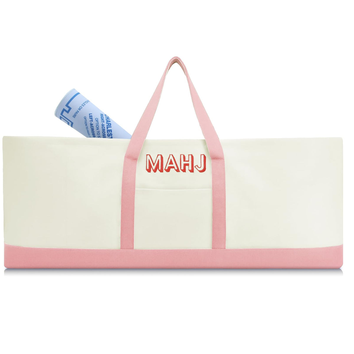 Sunnymove mahjong bag front pocket for tiles and small accessories