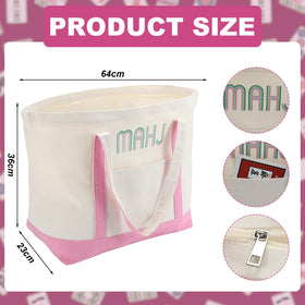 Sunnymove mahjong bag zipper-accessories shows organized pockets for wind indicators and dice