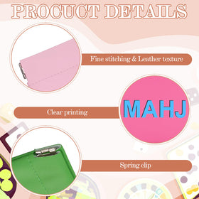 Sunnymove colorful Mahjong logo on a stylish game night pouch