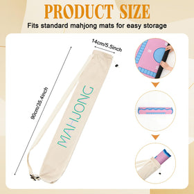 Sunnymove bag with drawstring closure secures mats during travel and storage