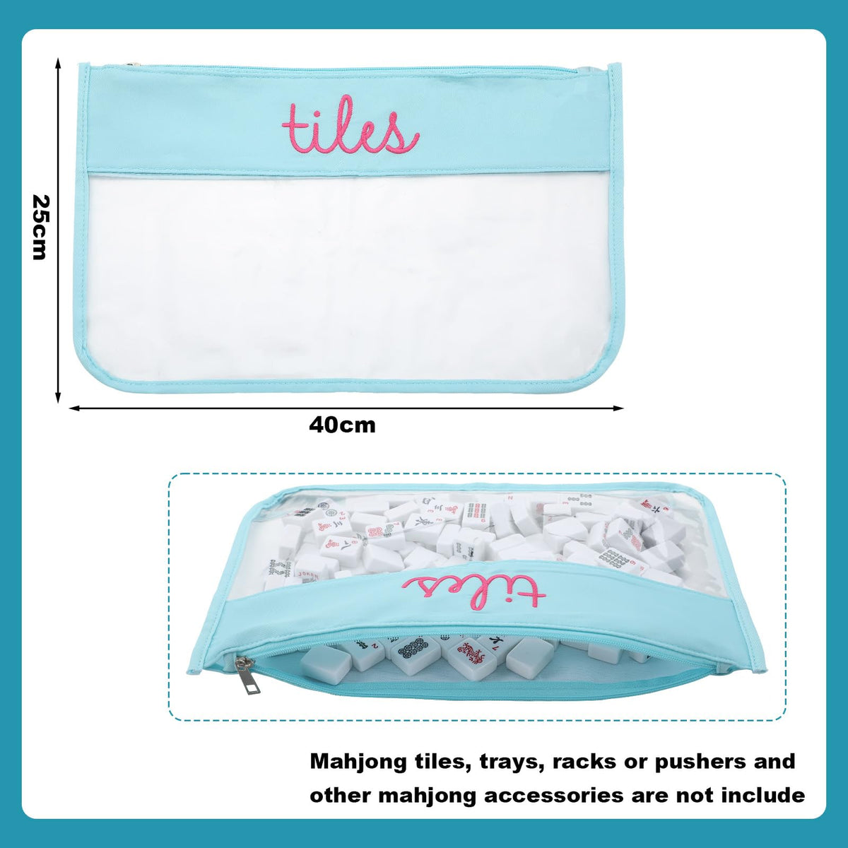 Sunnymove mahjong rack bag with strap enables easy transport and protection.