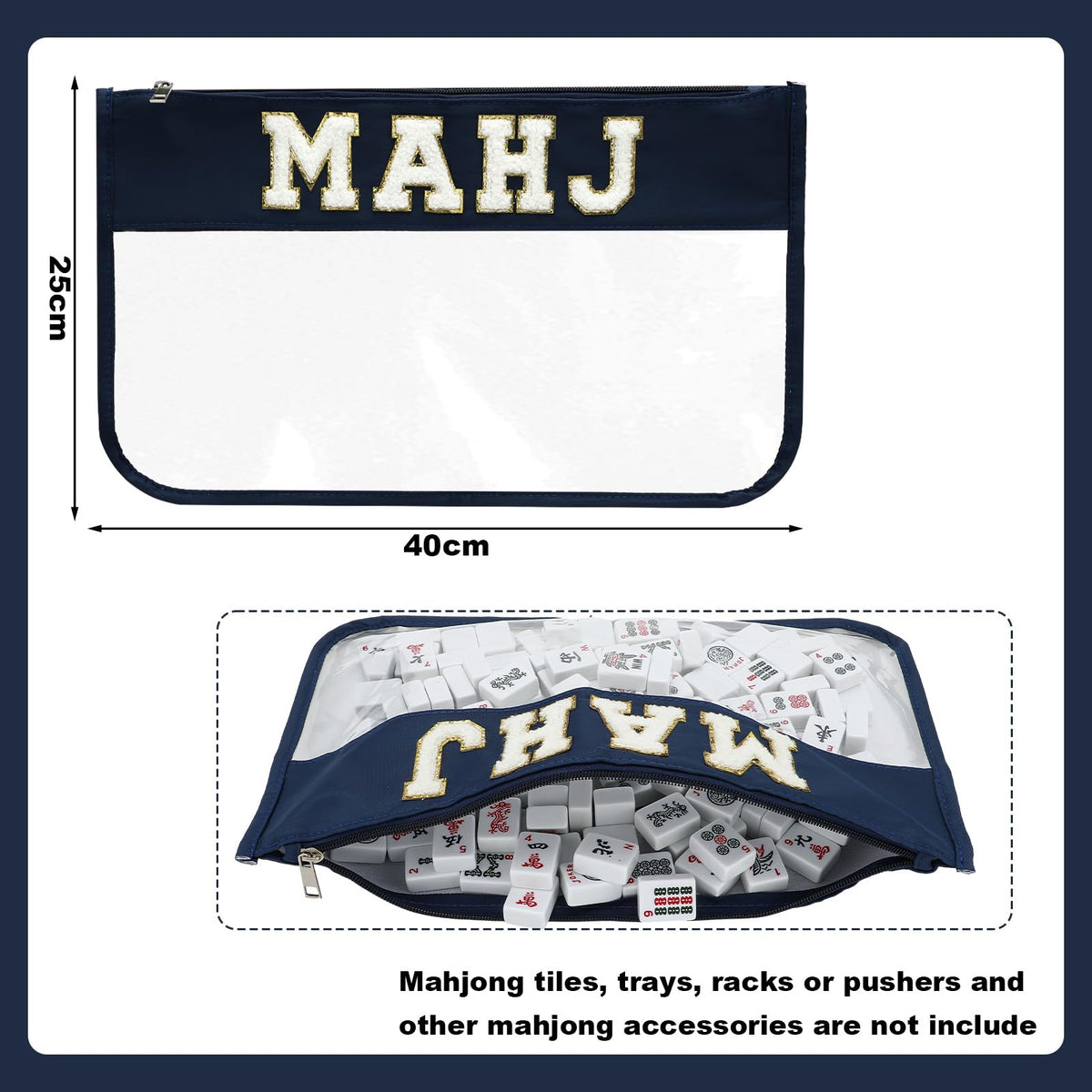Sunnymove mahjong rack storage pockets protect racks from wear.