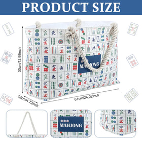 Sunnymove mahjong tile bag with zipper secures tiles during travel