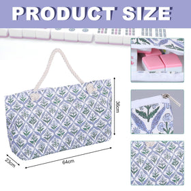 Sunnymove Mahjong Tiles Bag with zipper protects tiles during travel