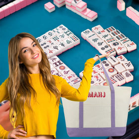 Sunnymove travel-ready mahjong bag set suits parties and tournaments.