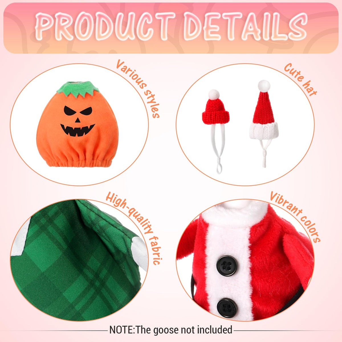 Sunnymove seasonal desk goose clothes for quick, cute holiday looks.