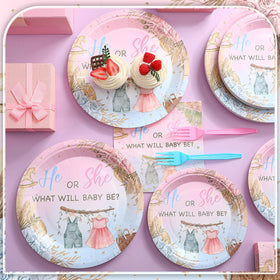 Sunnyray 96-piece tableware set, quick setup for a seamless party.