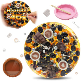 Sunolkie Picky Fidget Pad with beads and charms for sensory engagement and stress relief.