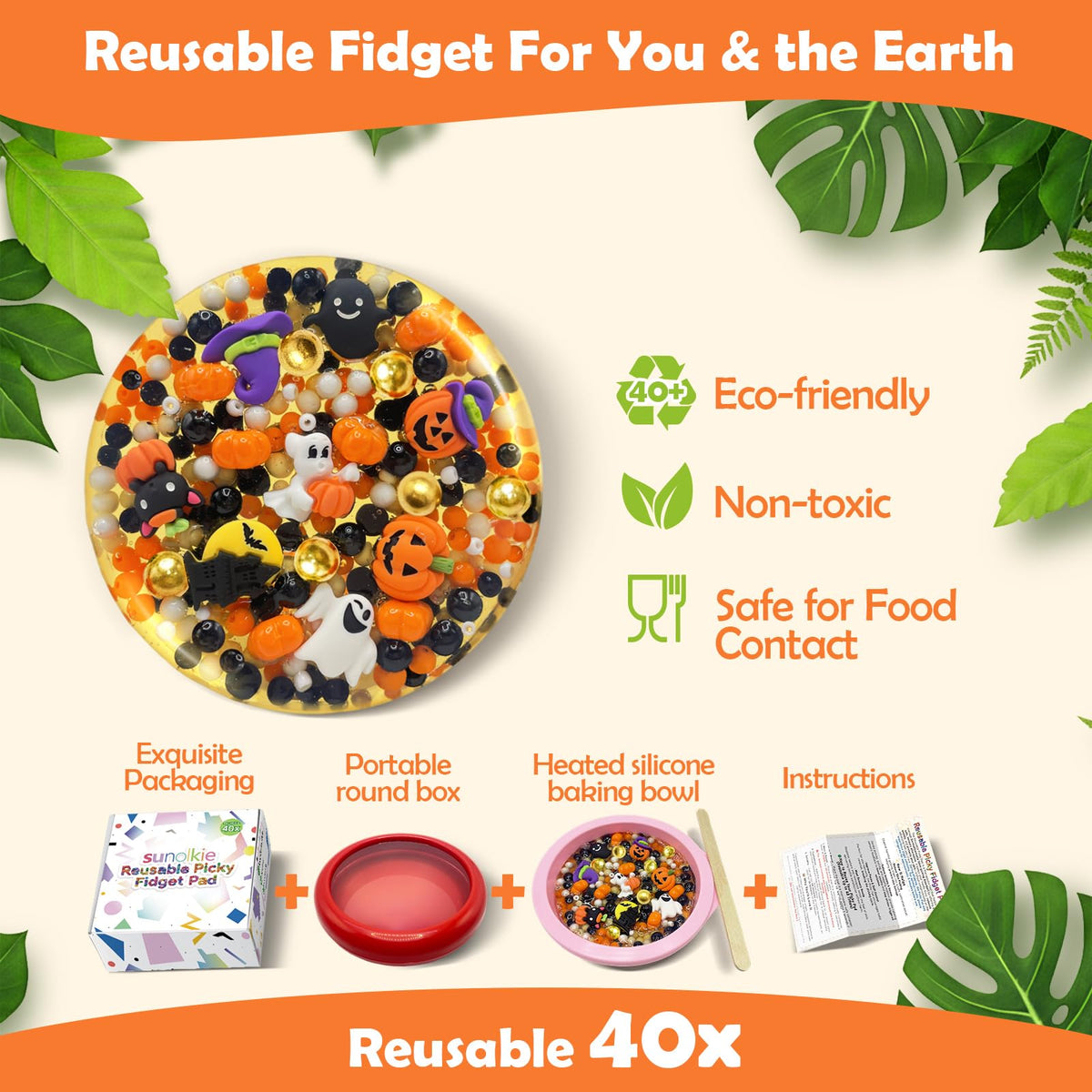 Sunolkie Picky Fidget Pad DIY melt and reshape process for creative reset