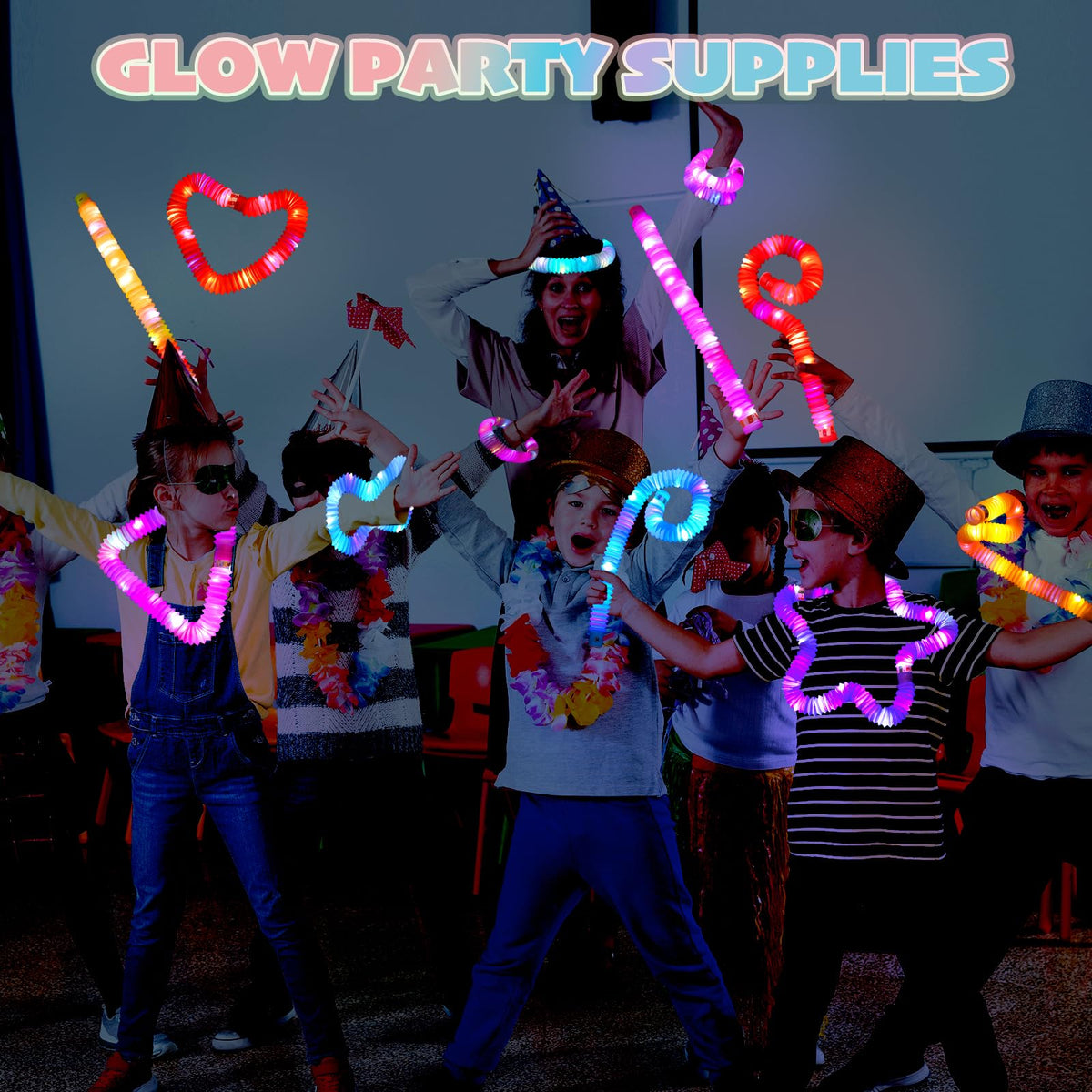 SUNPROUND glow tubes classroom prizes offer tactile engagement for students