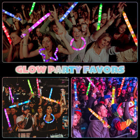 SUNPROUND glow tubes party decor brightens the event with vivid color
