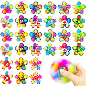 SunPROUND 30 fidget spinners pack ready for classroom use and party favors.