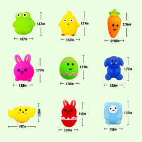 Sunpround soft-squeeze texture helps engage kids during crafts and learning.