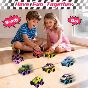 SUNPROUND pull-back action monster truck speeds across tabletops