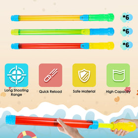 SUNPROUND pump-action water gun easy grip for kids and adults