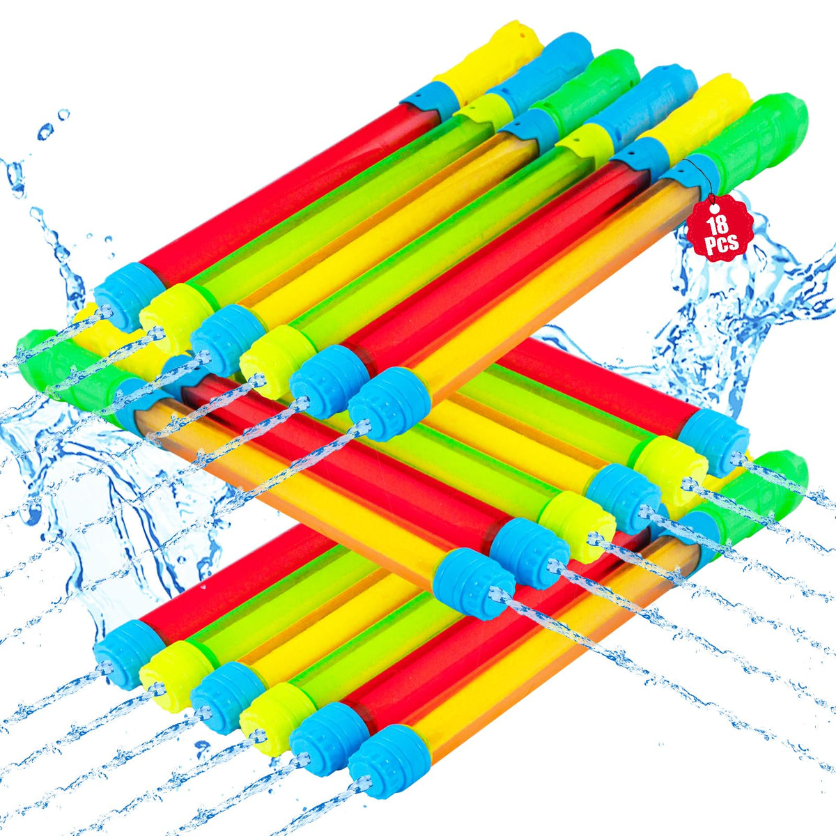 SUNPROUND water gun kids 18-pack for pool fun and group battles
