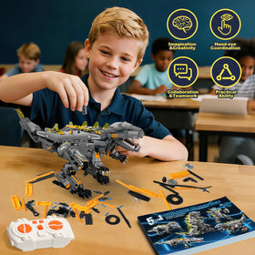 Sunrad 5-in-1 RC kit Battle robot model for problem-solving play
