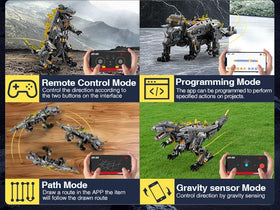 Sunrad 5-in-1 RC kit Triceratops model for creative construction