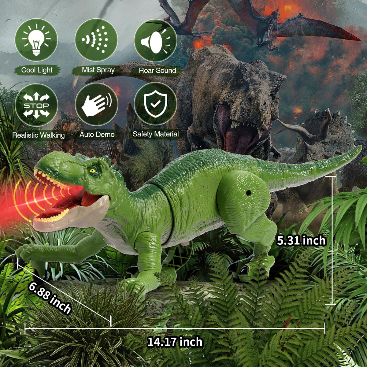 Sunrad-dino-head-tail-movement emphasizes responsive motion during action scenes.