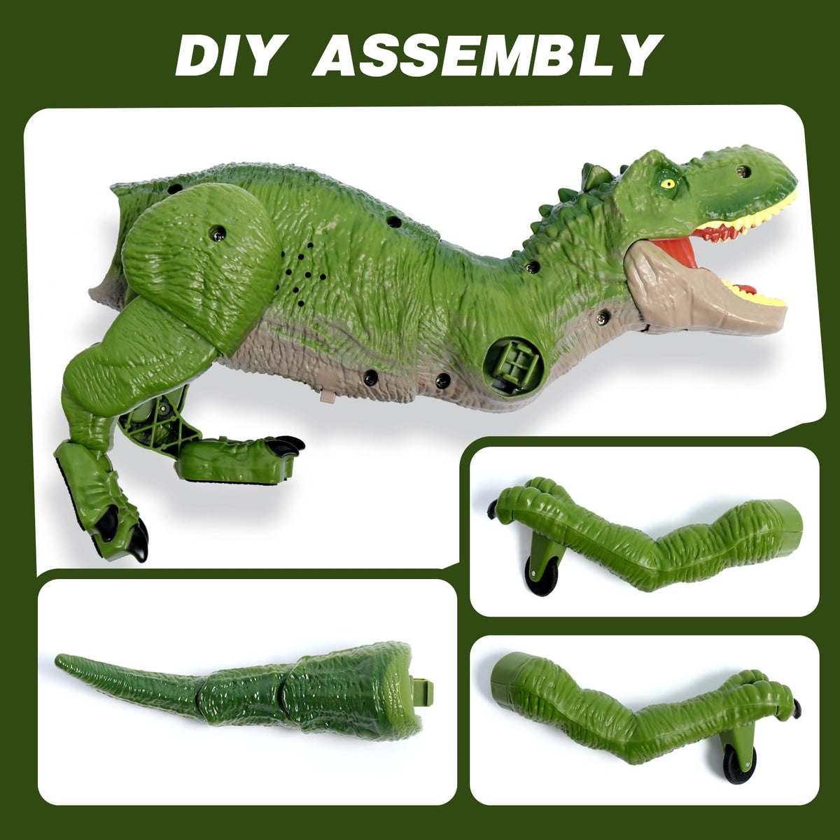 Sunrad-dino-rechargeable-battery enables longer play sessions.