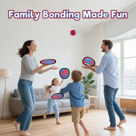 Sunrad kids enjoying outdoor catching action away from screens.