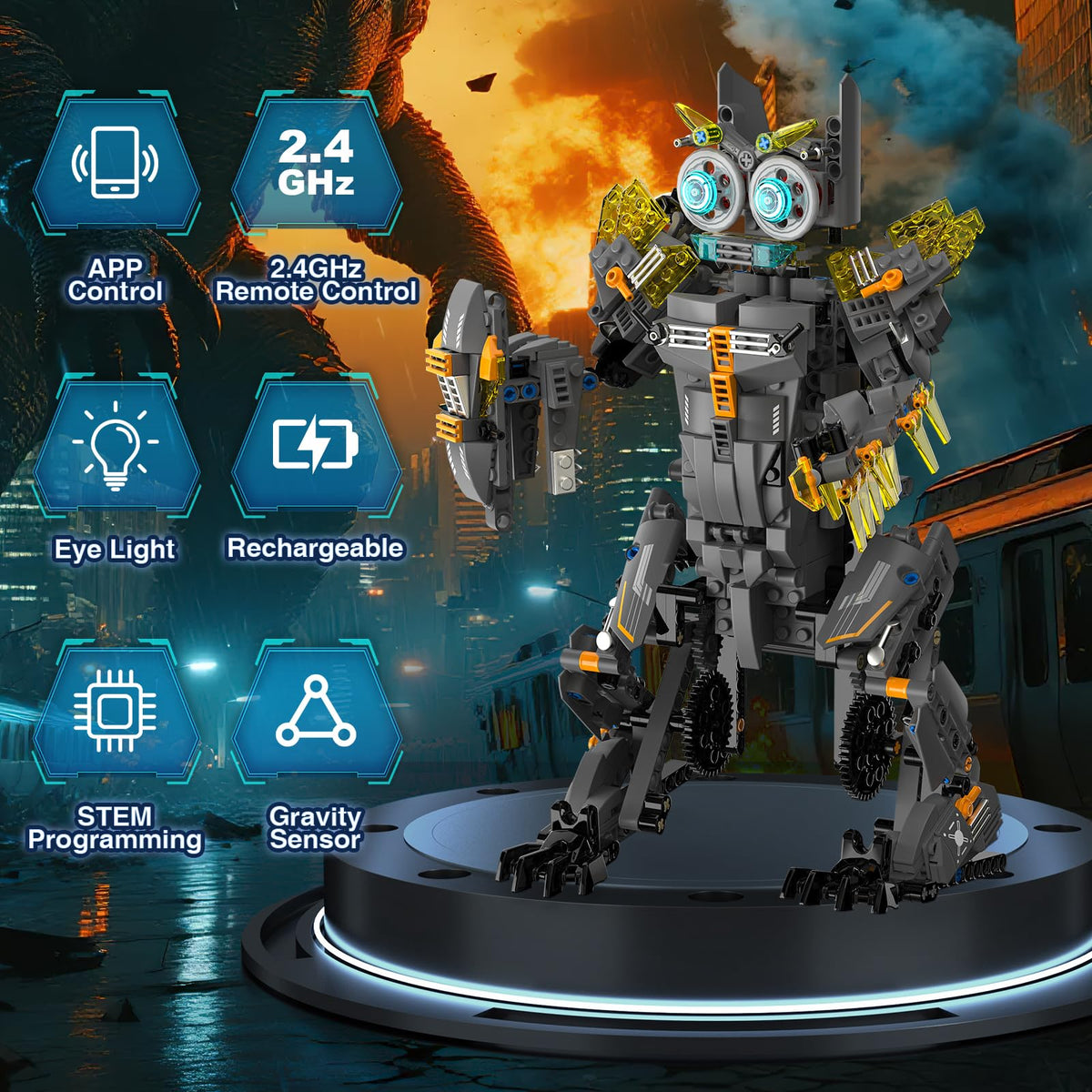 Sunrad app control interface on phone for interactive programming
