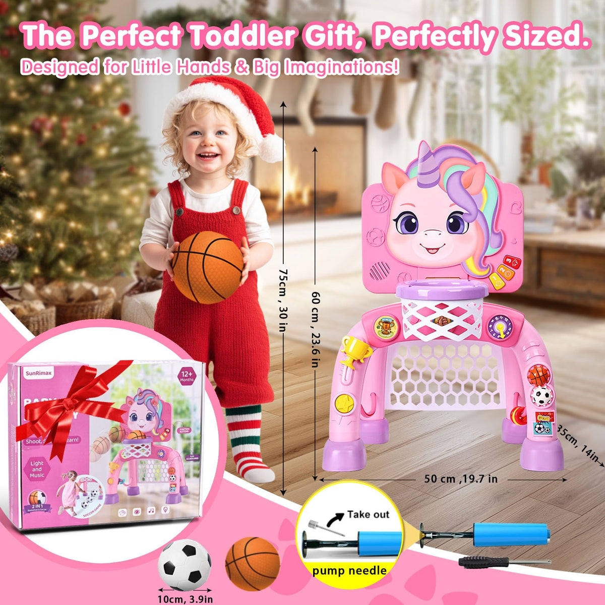 SunRiMax interactive light-up hoop with music engages focus and fun.