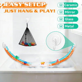 SunRiMax toddler-friendly bath time set sparks imaginative car-race fun