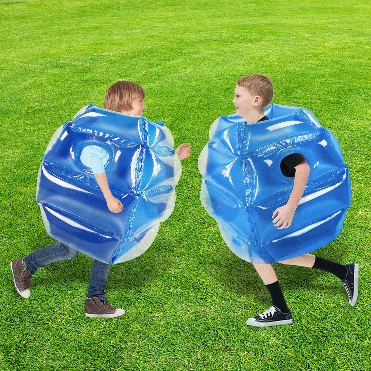 Sunshine-Mall family-friendly outdoor fun with sumo ball.