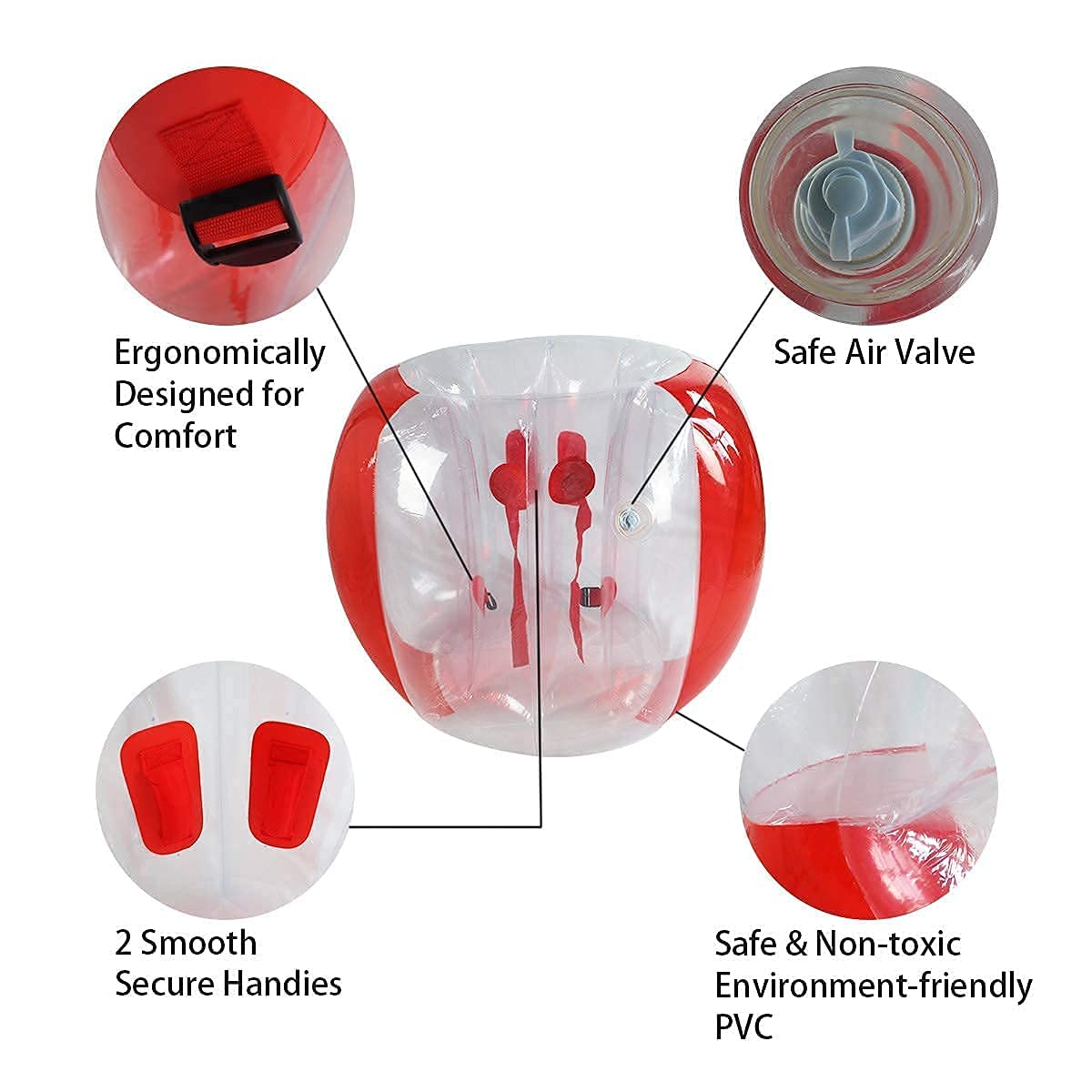 SUNSHINE-MALL inflate to 90% and plug to prevent leaks during bumping