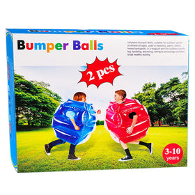 SUNSHINEMALL Sumo Balls 26inch blue inflated for active outdoor play and balance practice.