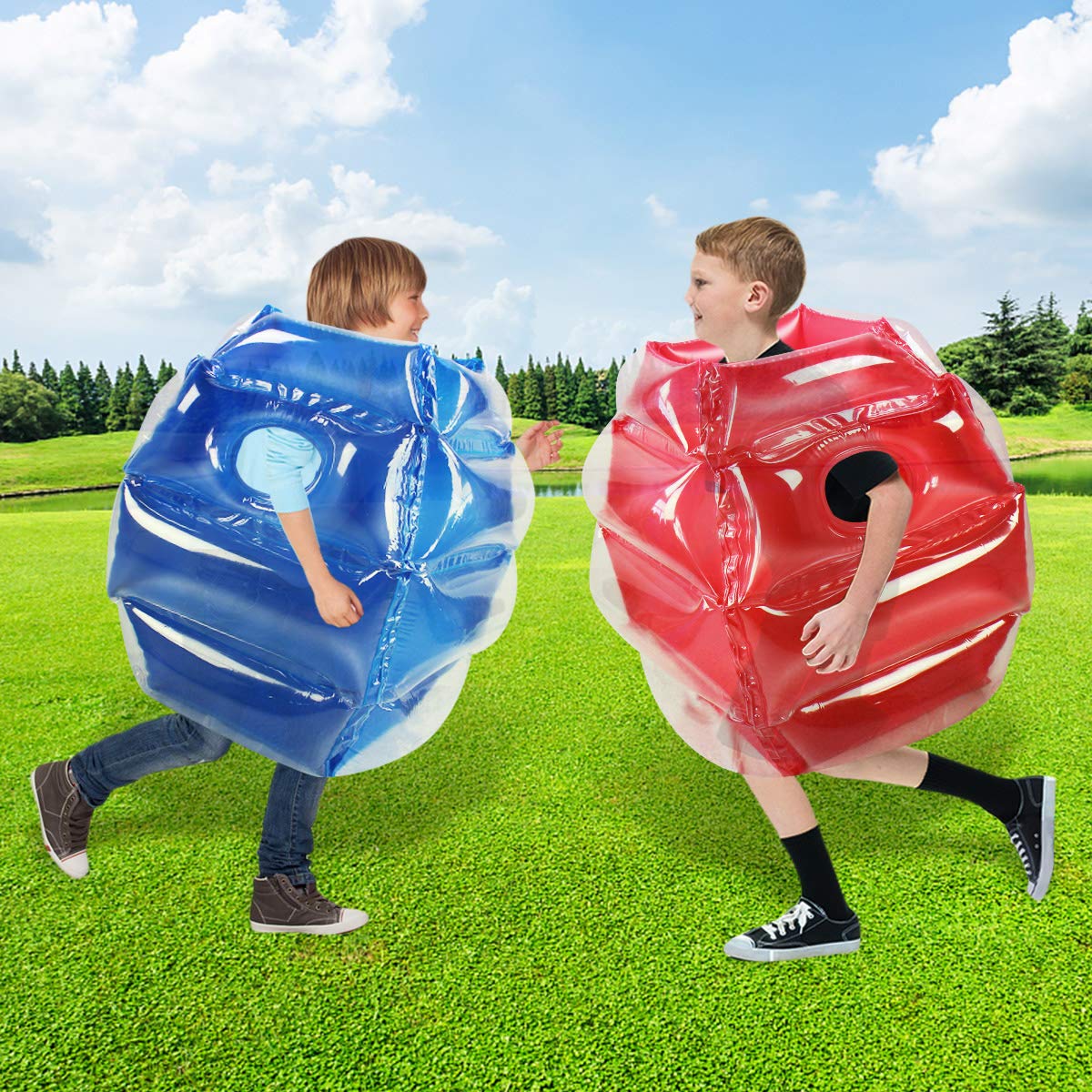 SUNSHINEMALL Sumo Balls repair kit included for quick on-site fixes during outdoor adventures.