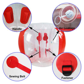 SUNSHINEMALL deflated bumper balls for easy travel and storage