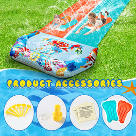 Suonncudst backyard summer setup enables easy assembly and instant play