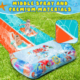 Suonncudst crash pad end enhances safety and soft landings after slides
