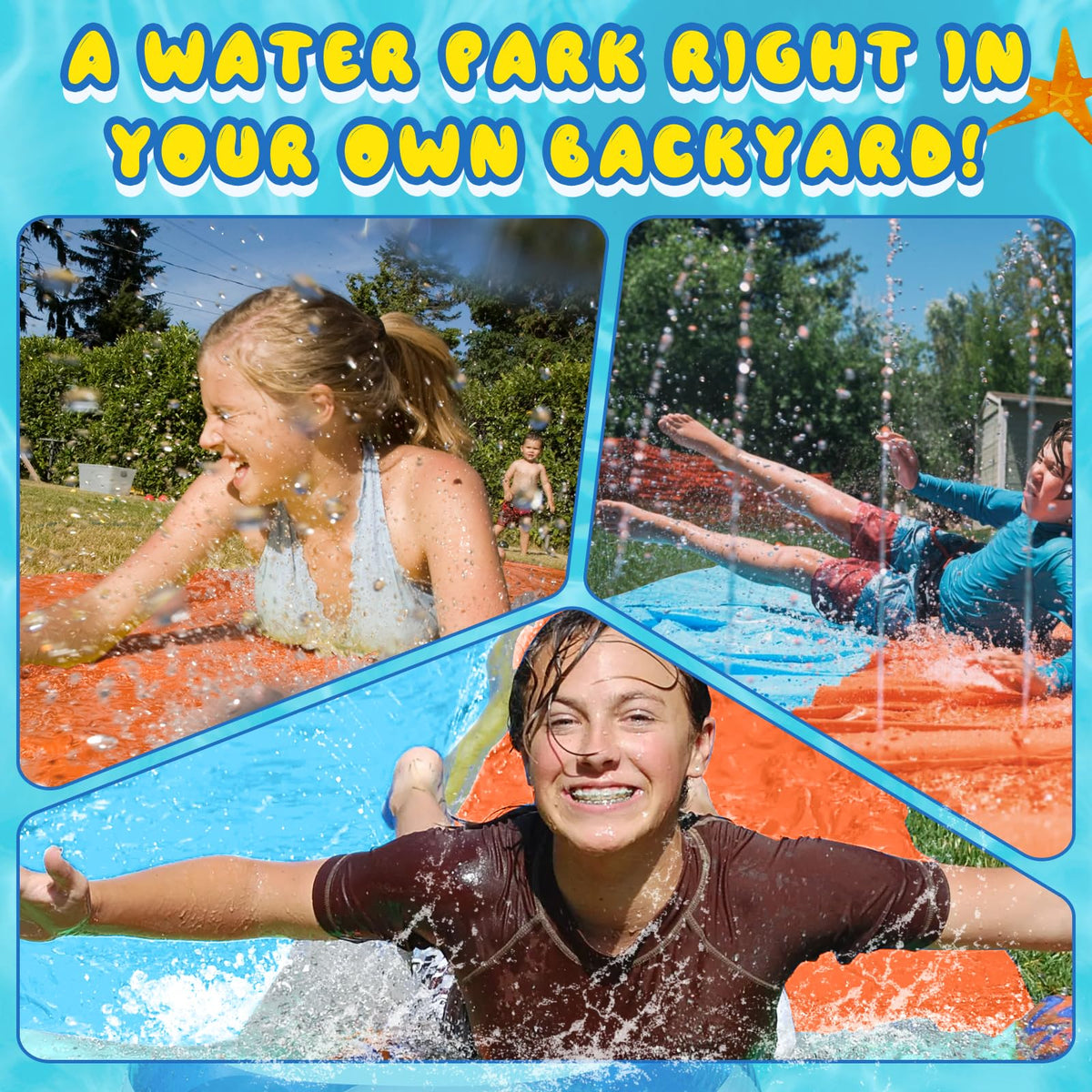 Suonncudst double-lane design with two bodyboards for shared fun