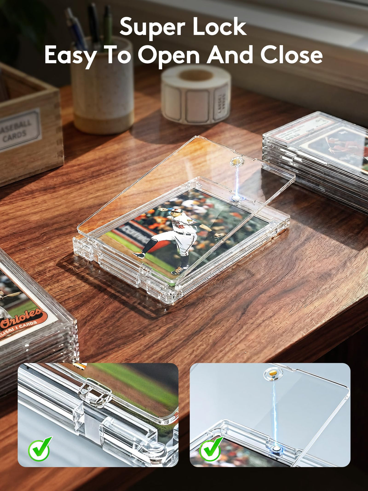 SUPCLUB UV-resistant coating minimizes light exposure to protect cards