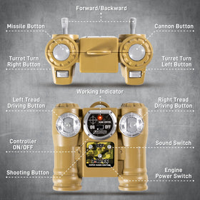 Supdex 1/24 RC Tank gift-ready packaging ideal for birthdays and holidays.