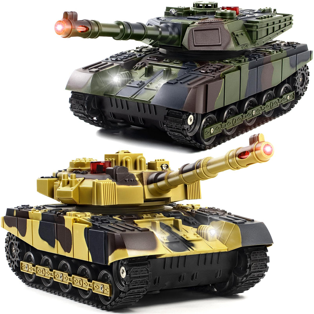Supdex 1/28 RC Battle Tank front view for fast, interference-free battles