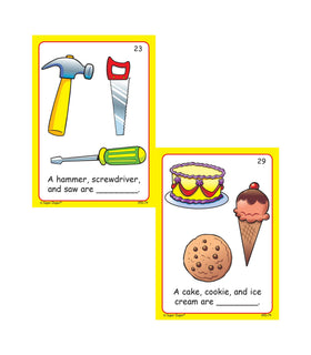Name That Category Deck includes content and game idea cards for extended play.