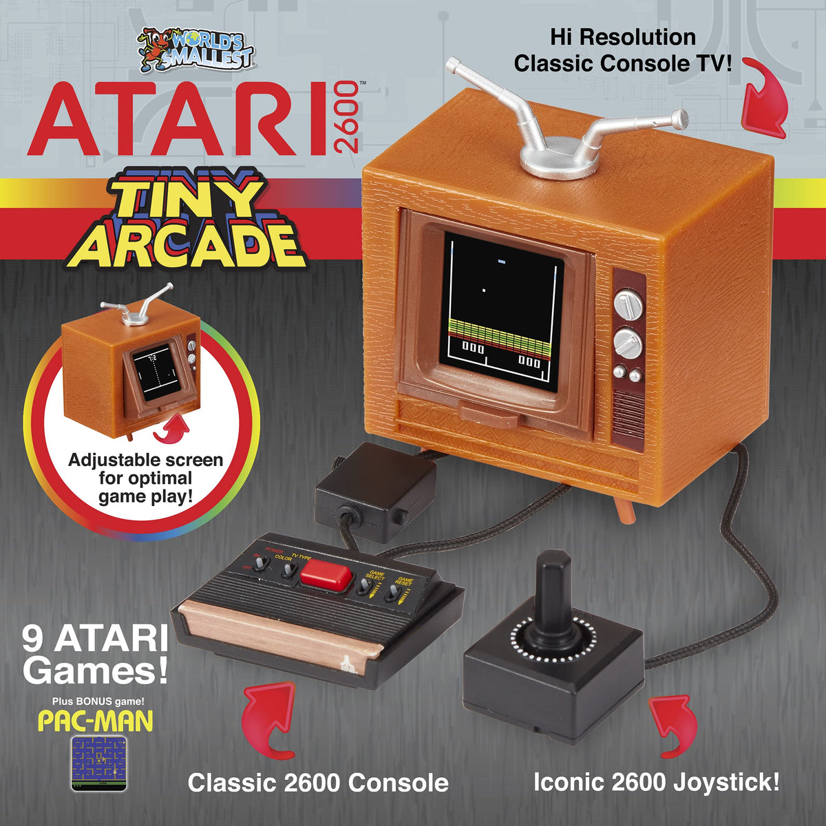 Super Impulse Tiny Arcade Atari 2600 Breakout demo emphasizes simple tactile gameplay