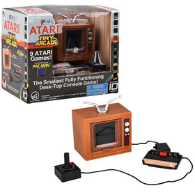 Super Impulse Tiny Arcade Atari 2600 front view shows compact retro gaming